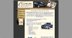 Desktop Screenshot of akinsbodyshop.com